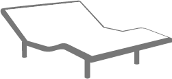 Mattress that can be placed on an adjustable base