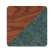 Walnut/Evergreen